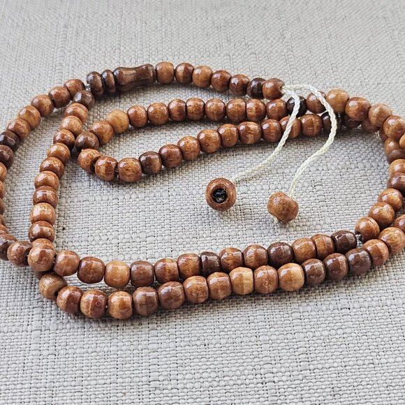 Prayer Beads Religious Tasbeeh Brown Real Wood Beads Tasbeh Handmade Beads New - Picture 6 of 8